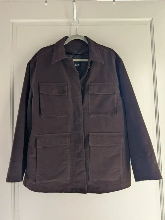 MADEWELL Brown Utility Jacket brand new Size M (true size large) - Picture 5 of 7